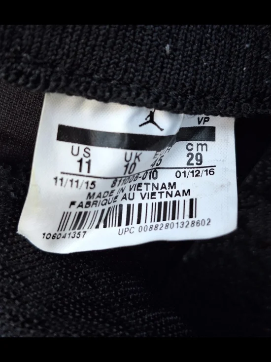 Nike Air Jordan XXX Men's Size 11 Black Cat Galaxy. ASG. 811006-010 White Blue. - Picture 9 of 9